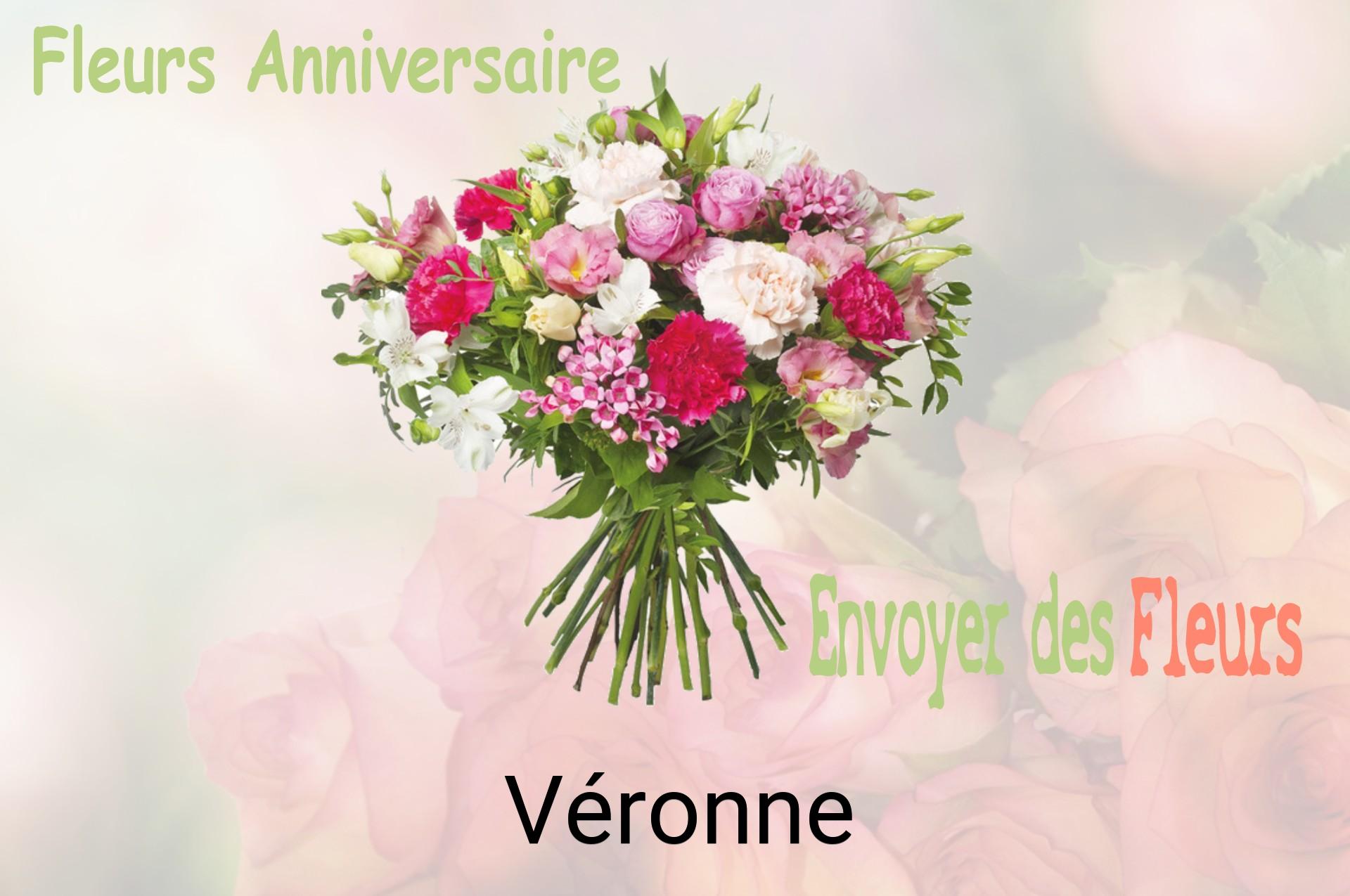 Bouquet de fleurs d’anniversaire livré à Véronne